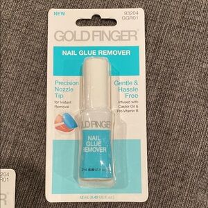 Gold Finger Nail Glue Remover - BRAND NEW!       nails beauty